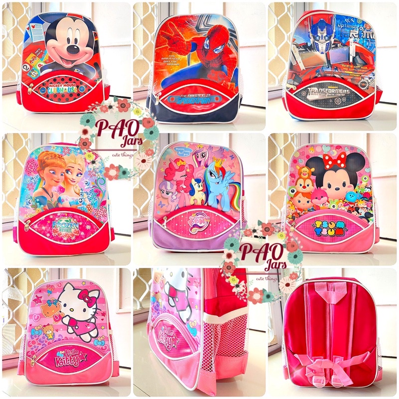 tas sekolah anak tk / tas ransel tk / tas ransel tk karakter