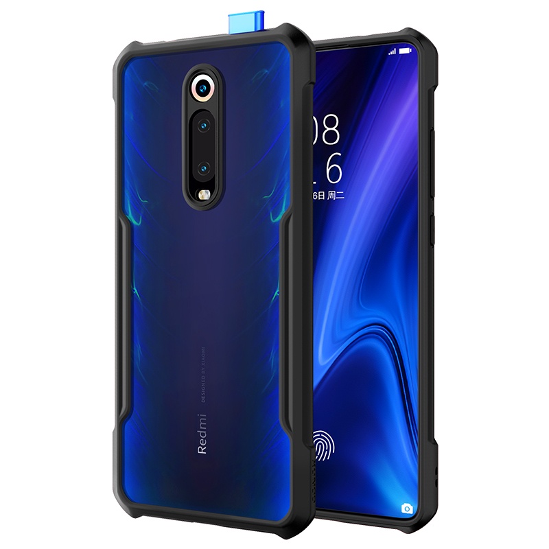 CASE XIAOMI REDMI K20/ XIAOMI K20 PRO / XIAOMI 9T / XIAOMI 9T PRO / REDMI K30 PRO / POCO F2 PRO XUNDD BEATLE ORIGINAL SOFT HARD CASE HYBRID ARMOR - CLEAR LIST BLACK