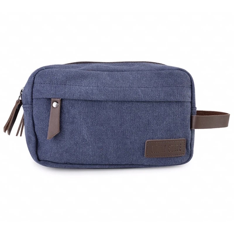 Urban State Canvas Zipper Pouch Navy
