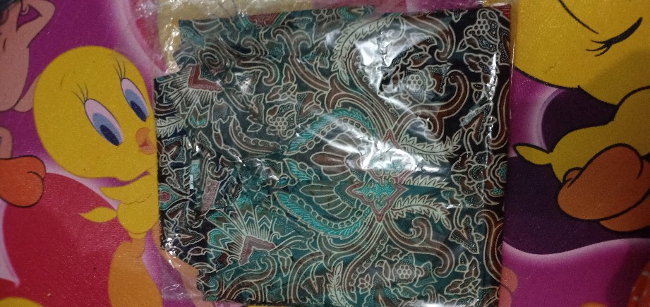 Kemeja Batik Lengan Panjang 021 Risna Batik Hrb026 Hem Batik Murah Seno Sogan Bakung Padi Manggar