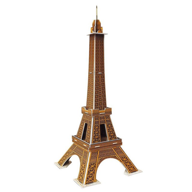 Mainan Puzzle | Eiffel Tower | Mainan Keterampilan Anak - Jigsaw - Bangunan Terkenal