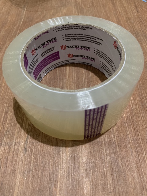 Lakban Isolasi Tape Bening Nachi 2&quot; x 100 yard