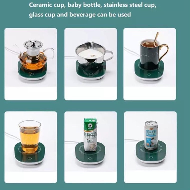 AZ Gelas Cangkir Penghangat Mug / Heater Warmer Cup Susi Kopi Teh Set