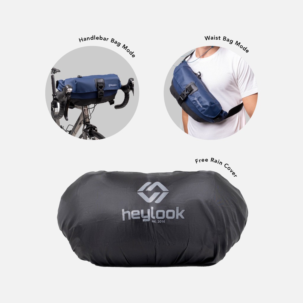 Tas Selempang Pria Waist Bag Sepeda Rhein Waterproof cocok buat Gowes Keren Kekinian