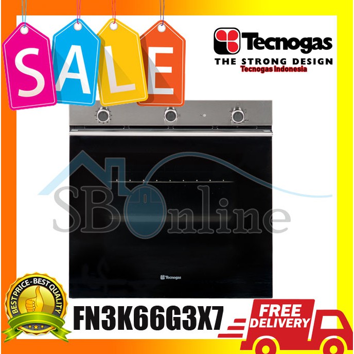 Tecnogas Oven Tanam Premium FN3K66G3X7