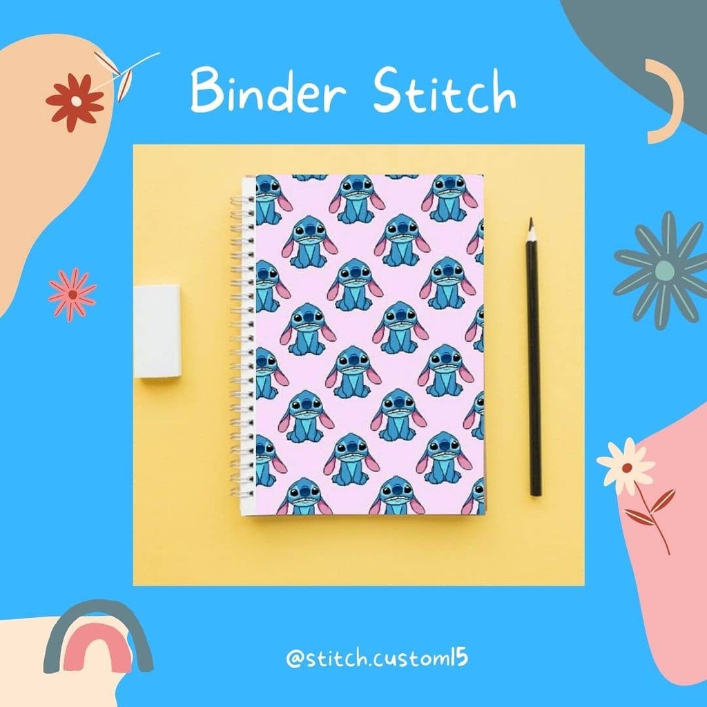 

Binder Notebook Stitch Disney Spiral