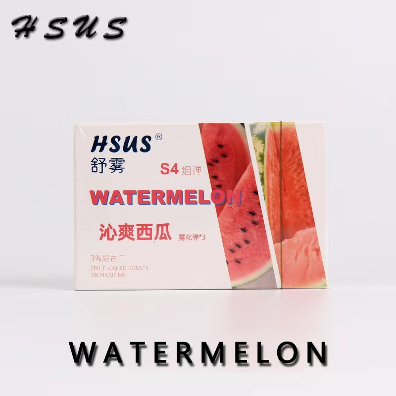 [RELX Pod] the Hsus Pods Compatible with Relx infinity/Essential/Phantom vape pod  [3pods/pack]-Watermelon