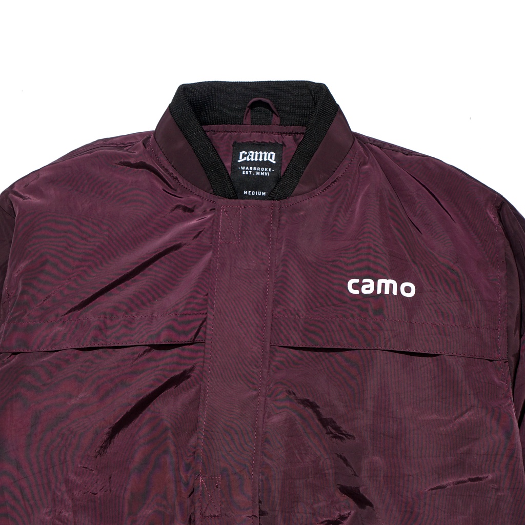 JACKET BOMBER 7927 MAROON | CAMO WARBROKE