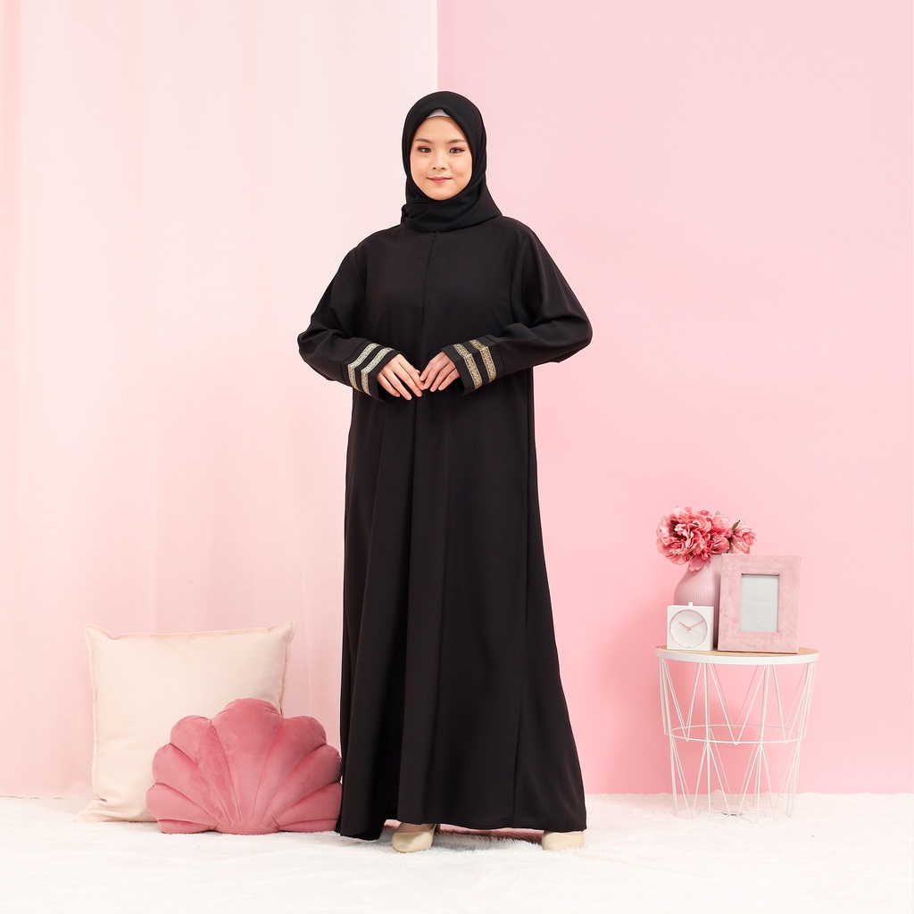 Parayu - Abaya basic pita bordir| Abaya turkey