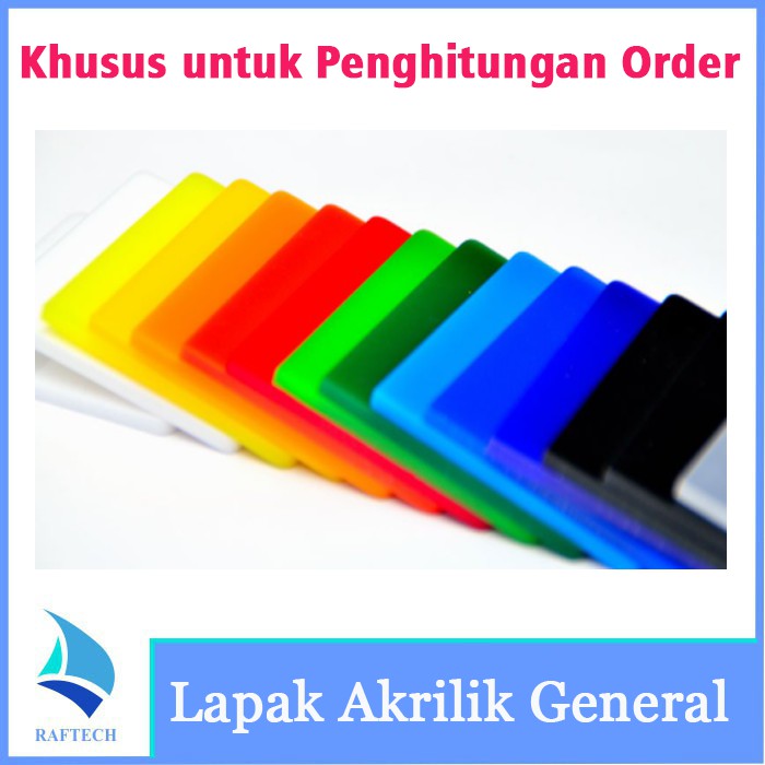 Akrilik Custom General Berbagai Macam Tipe Warna Ketebalan