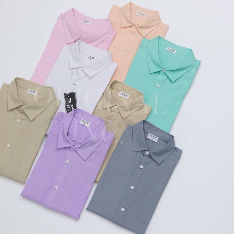 Kemeja Land by Jean Money Original Linen LS Shirt JM-LSS-05