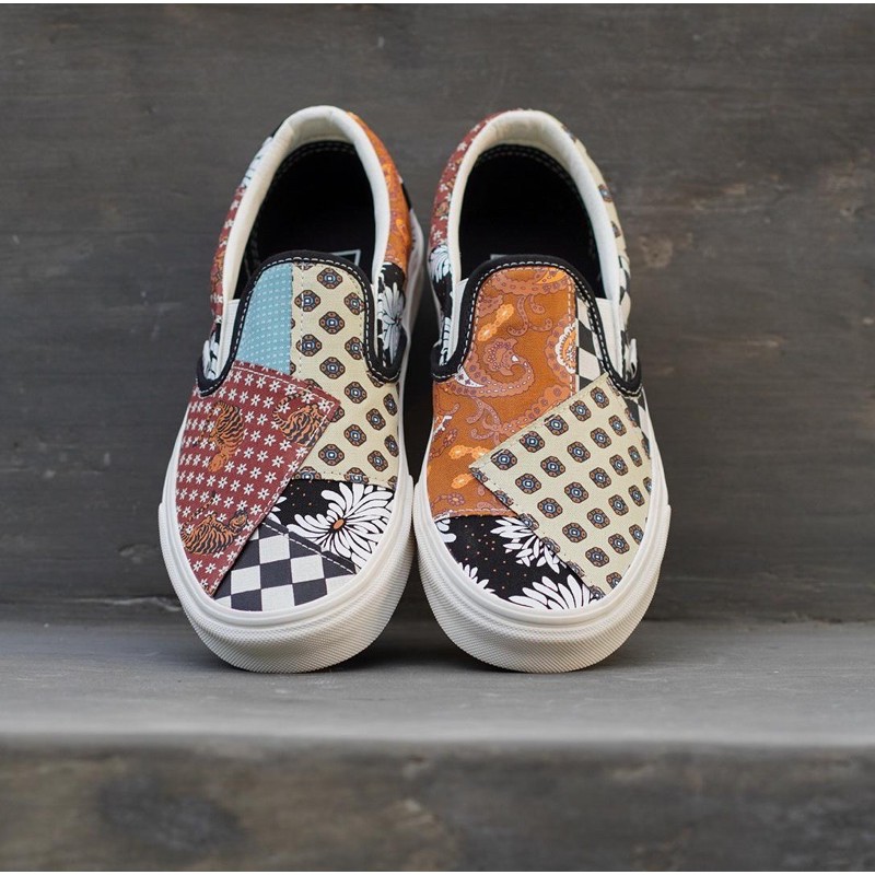 VANS SLIP-ON TIGER PATCHWORK ORIGINAL 100%