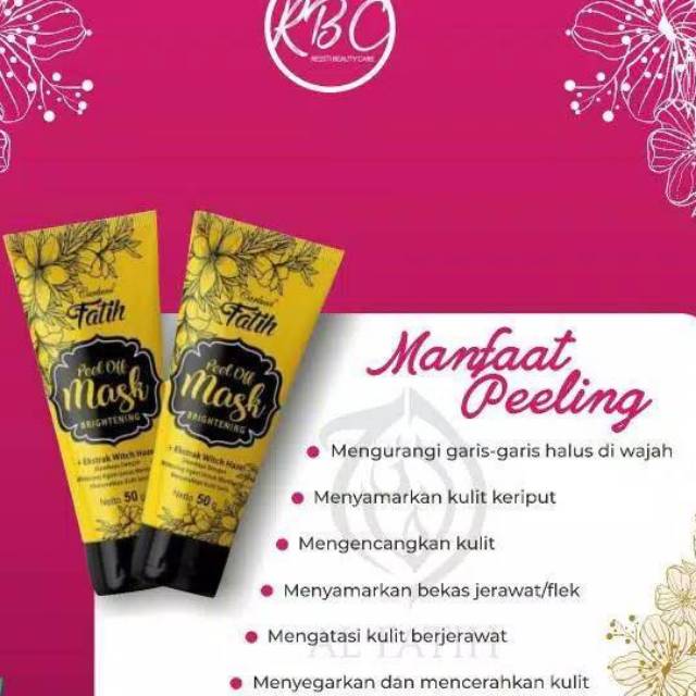 MASKER AL FATIH / Peel Off Mask Al-Fatih