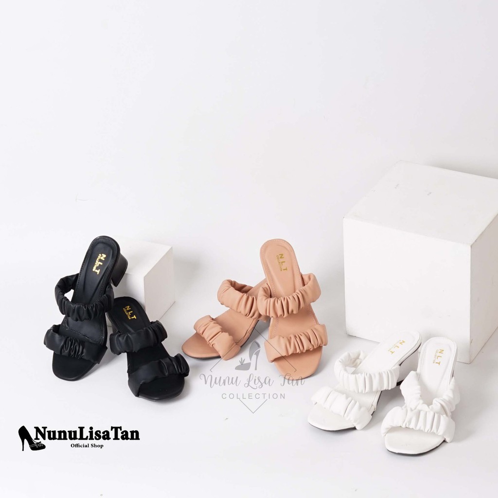 NunuLisatan-  cod  high heels wanita terbaru tinggi 5 cm heels ATELIER