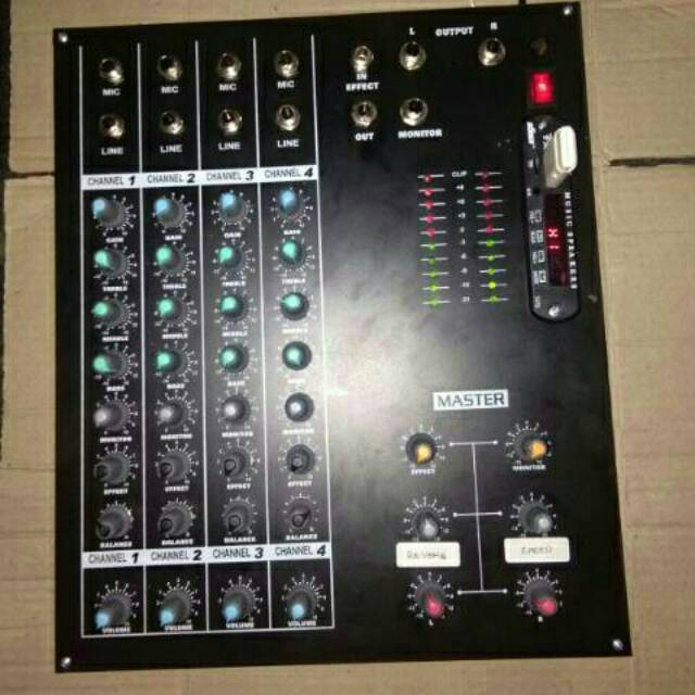Audio Mixer 4 Channel plus USB