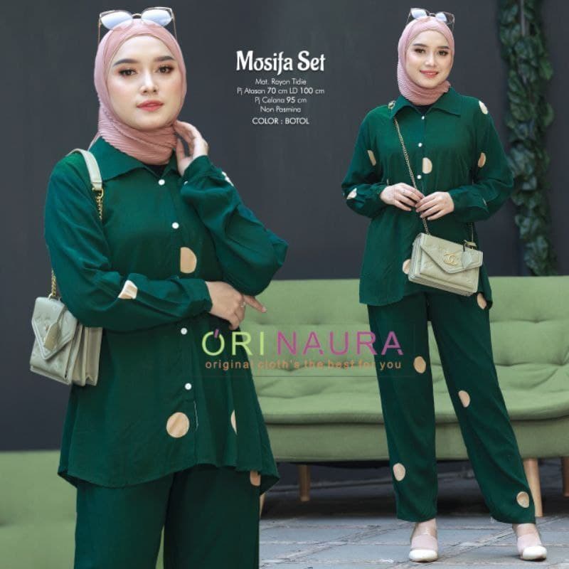 ONE SET MOSIFA / SETELAN RAYON / SETELAN PIYAMA / SET RAYON / PJAMAS / SETELAN WANITA KEKINIAN