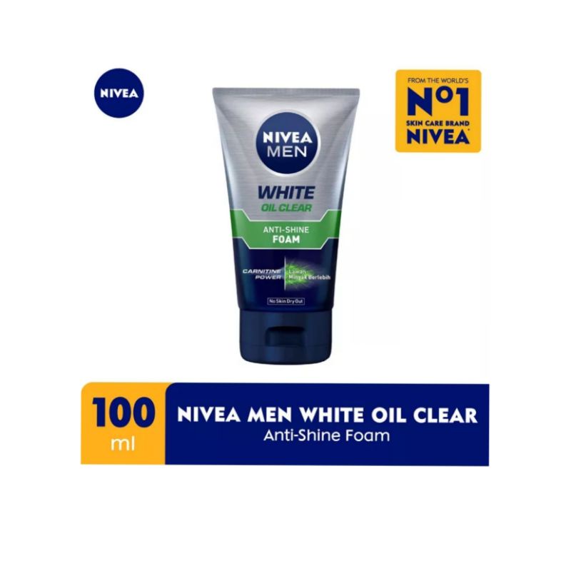 NIVEA Men White Oil Clear / Extra White Facial Scrub 100ml