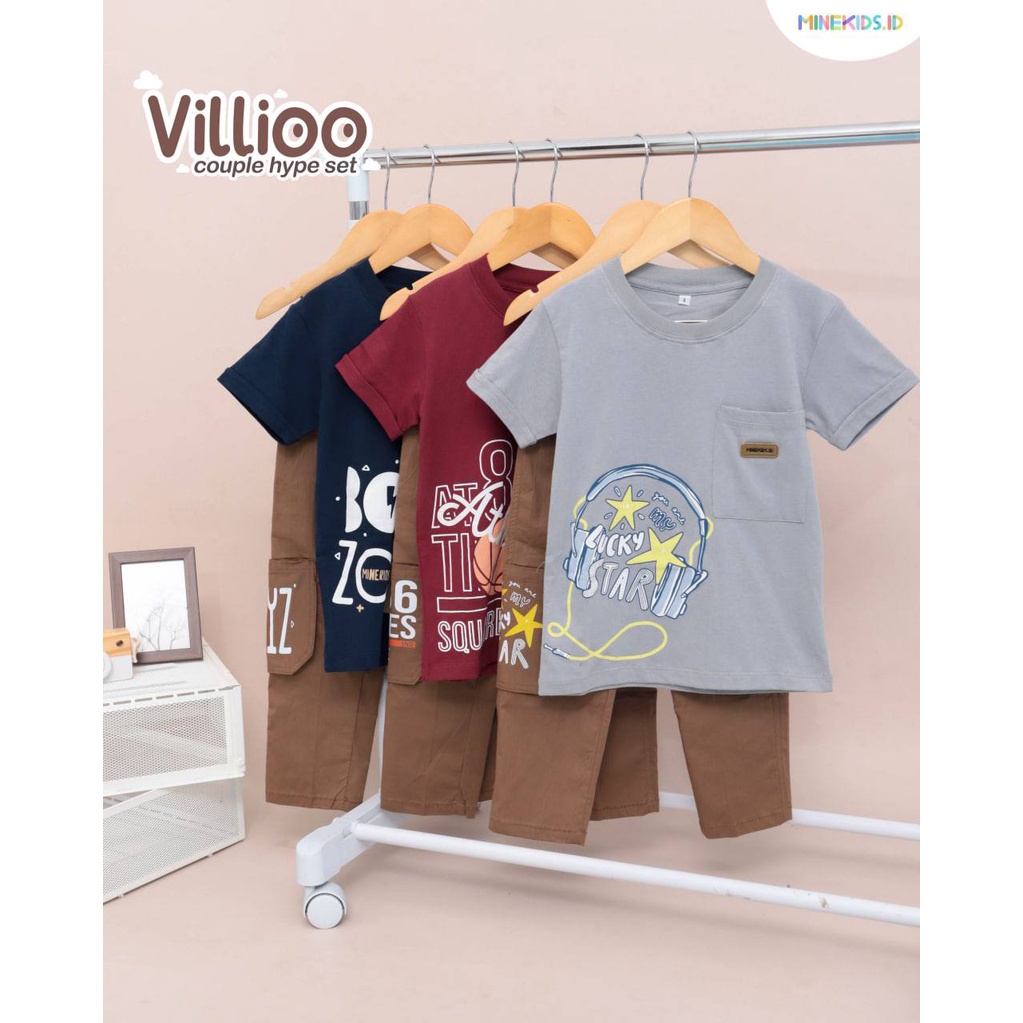 Setelan anak Villio Couple Hype Set By Minekids