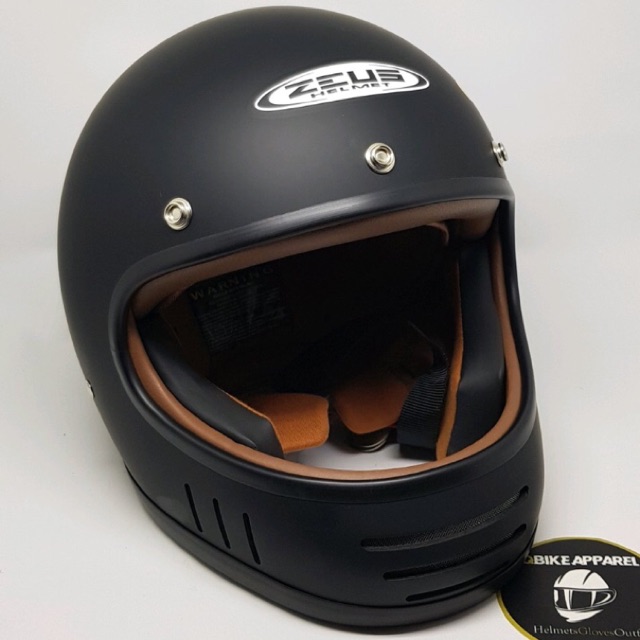 HELM CAKIL ZEUS 816C MATT BLACK DOFF HITAM DOP ROBOT ASTRONOT HIDUNG BABI