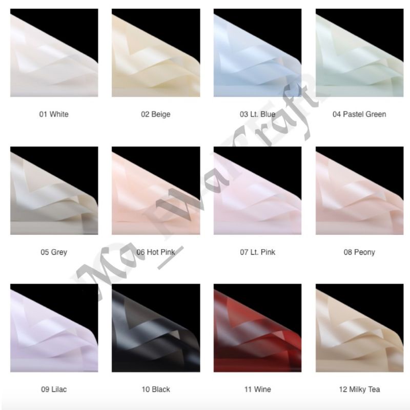 

(WAJIB BELI KARDUS)5 Lembar Kertas buket cellophane kertas bunga flower wrapping LS