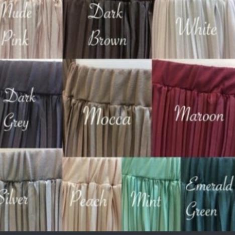 ♙ ROK PLISKET IMPORT WANITA PANJANG/ROK MODERN KEKINIAN - kuning kunyit ❋