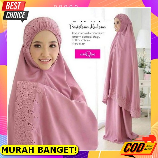 Mukena Terbaru 2022 Rukuh Mukenah Wanita Bahan Murah Mewah 2021 Dewasa Remaja Kekinian Adem Mukena K