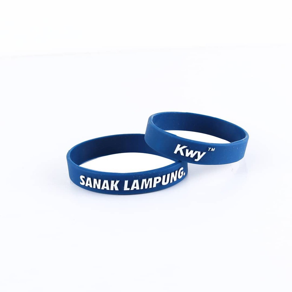 GELANG KARET RUBBER PRIA WANITA - KAWAY WB SANAK TOSCA BLUE 2