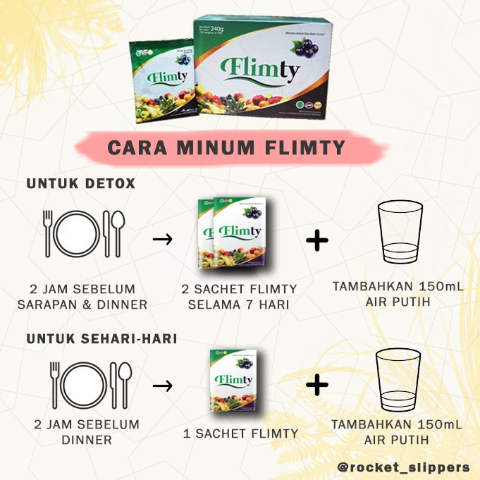 Minuman Pelangsing FLIMTY Fiber Kaya Antioksidan dan Vitamin Aman dan Menyehatkan