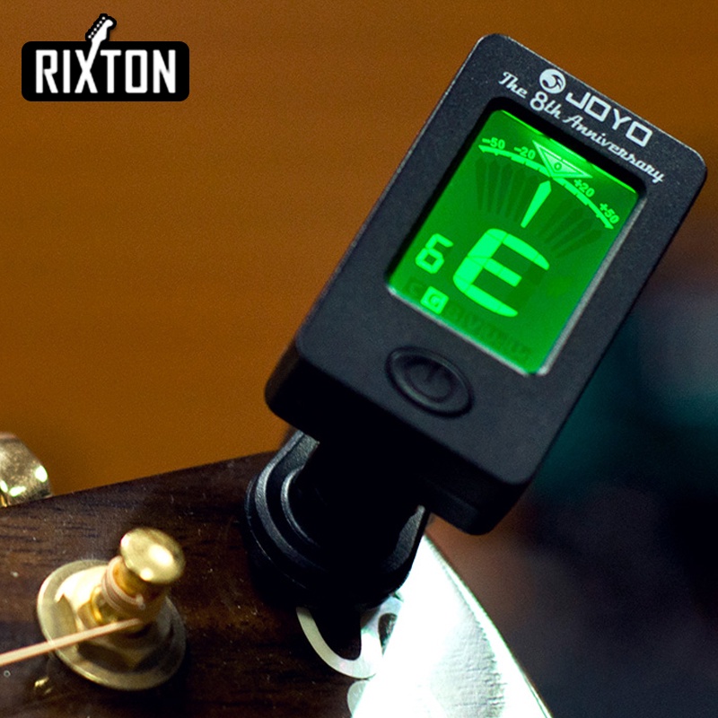 Rixton Joyo Gitar Akustik Tuner Ukulele Tuner Alat Musik Bass Tuner Digital Clip-on