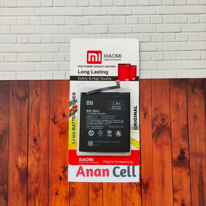 Batre Xiaomi Redmi Note 4 BN41 / Baterai Xiaomi Redmi Note 4 / Batre Xiaomi BN41 BN 41 Battery