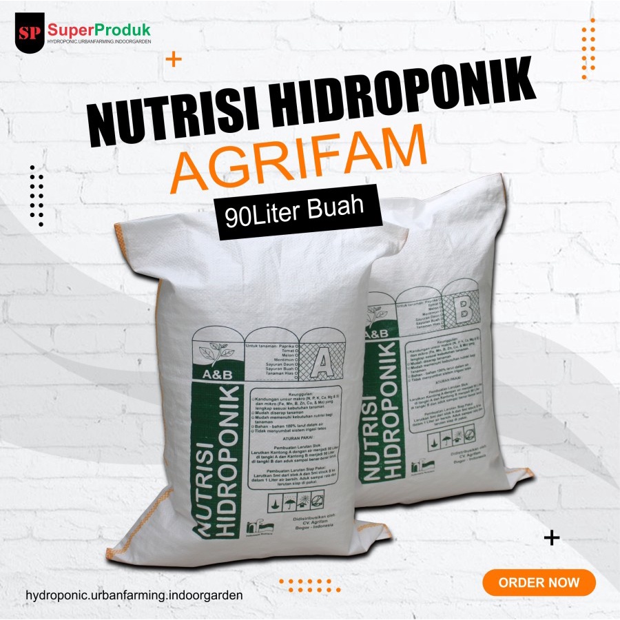 Nutrisi ab mix - ab mix Hidroponik buah 90ltr Pekatan - ab mix 18000 liter air