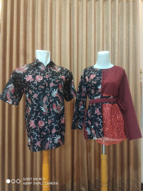 Baju Couple Batik Modern | Couple Batik  Baju Pasangan
