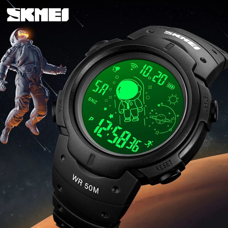 SKMEI 1820 Jam Tangan Pria Wanita Digital Chronograph Sport Watch Anti Air Tali Rubber WATCHKITE WKOS