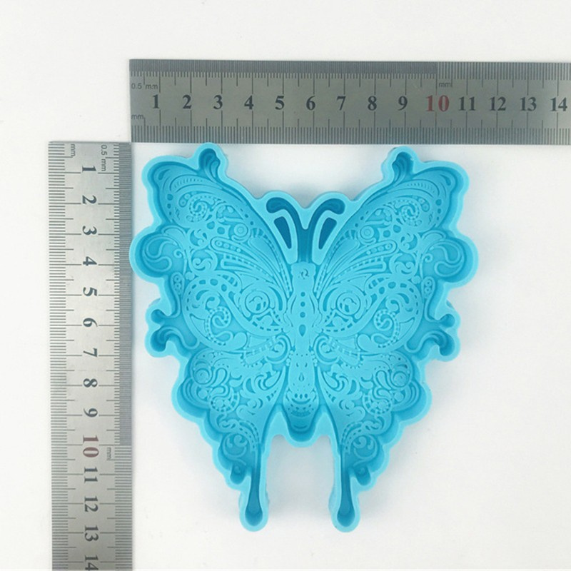 Glitter Creative Butterfly Coaster Epoxy Resin Mold Cup Mat Silicone Mould DIY Handmade Crafts Home Decoration Casting Tools