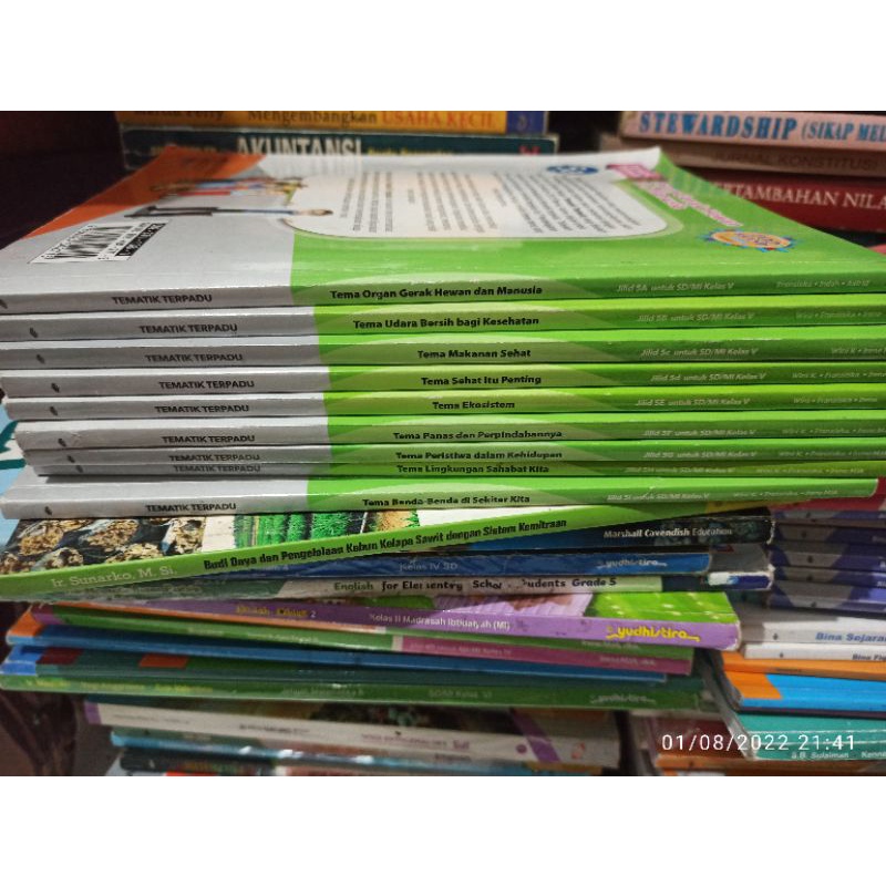buku tematik SD kelas 5 Erlangga