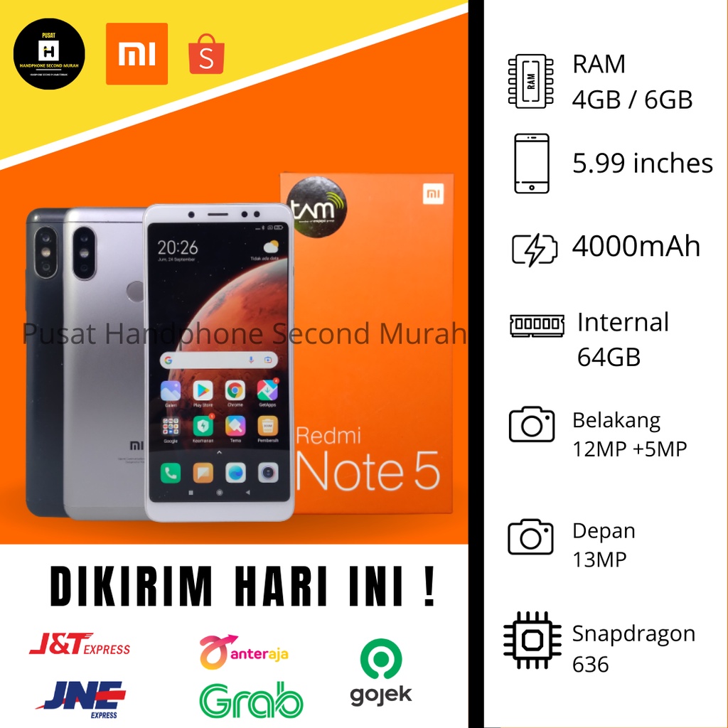 Xiaomi Redmi Note 5 Pro 4/64 & 6/64gb second