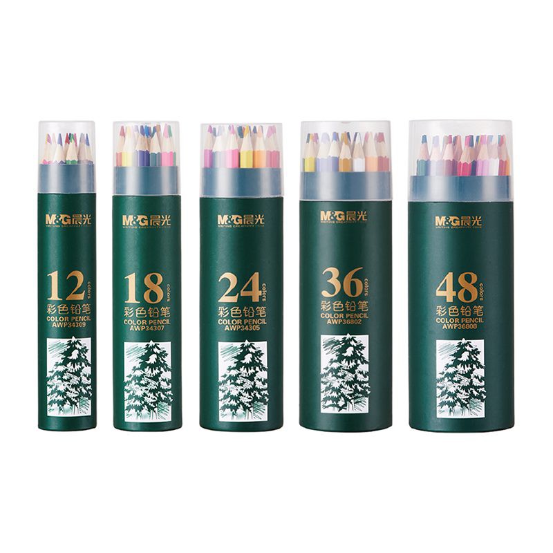 

M&G - Pensil Warna 12,18,24,36 colors wood pencil