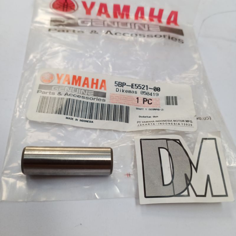 shaft gear idler pen gear oneway xmax 250 Scorpio Z asli original Yamaha 5BP-E5521-00