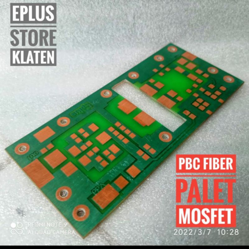 PCB PALET FM / 144Mhz FIBER Mosfet Boster Pellet Amplifeir by eplus