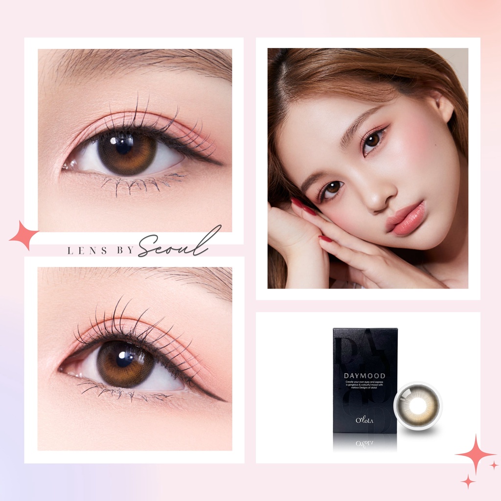 LENSBYSEOUL O'lola Daymood - Brown Korea Natural Contact Softlens