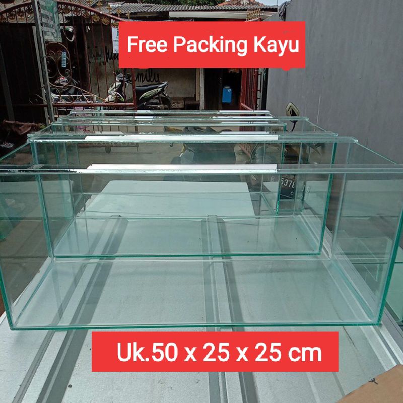 Aquarium Aquascape ukuran 50x25x25 cm