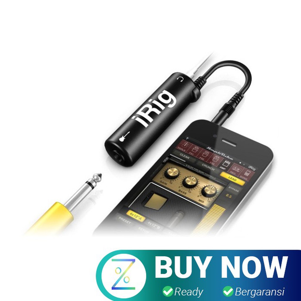 iRig AmpliTube Guitar Interface Adapter for iPhone /iPod Touch/iPad