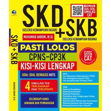 Buku Soal Skd Seleksi Kemampuan Dasar Skb Seleksi Kemampuan Bidang Pasti Lolos Cpns Cp3k Shopee Indonesia