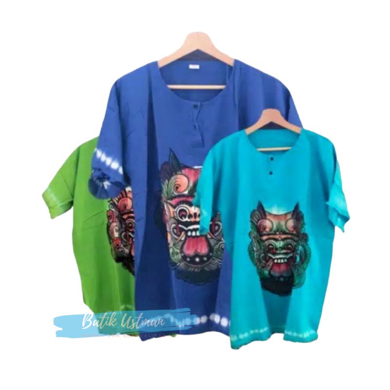 Baju Barong Bali Polos / Kaos Barong Bali Polos / Kaos Bali Wanita / Kaos Barong / Kaos Oblong Bali /Atasan Bali / Kaos Barong Jumbo / Baju Barong Jumbo Pria &amp; Wanita / Kaos Barong Super Jumbo / Baju Bali Jumbo
