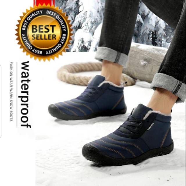 Sepatu Boots Pria Musim Dingin / Winter Snow Boots 07