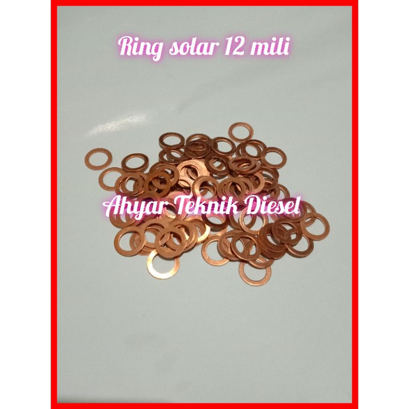 Ring tembaga 12 mili / Ring solar 12 mili