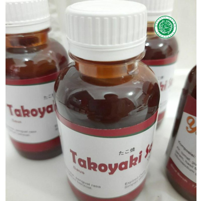 

Saus Takoyaki 175gr, BONUS 1 Tepung Takoyaki, HALAL MUI CERTIFIED