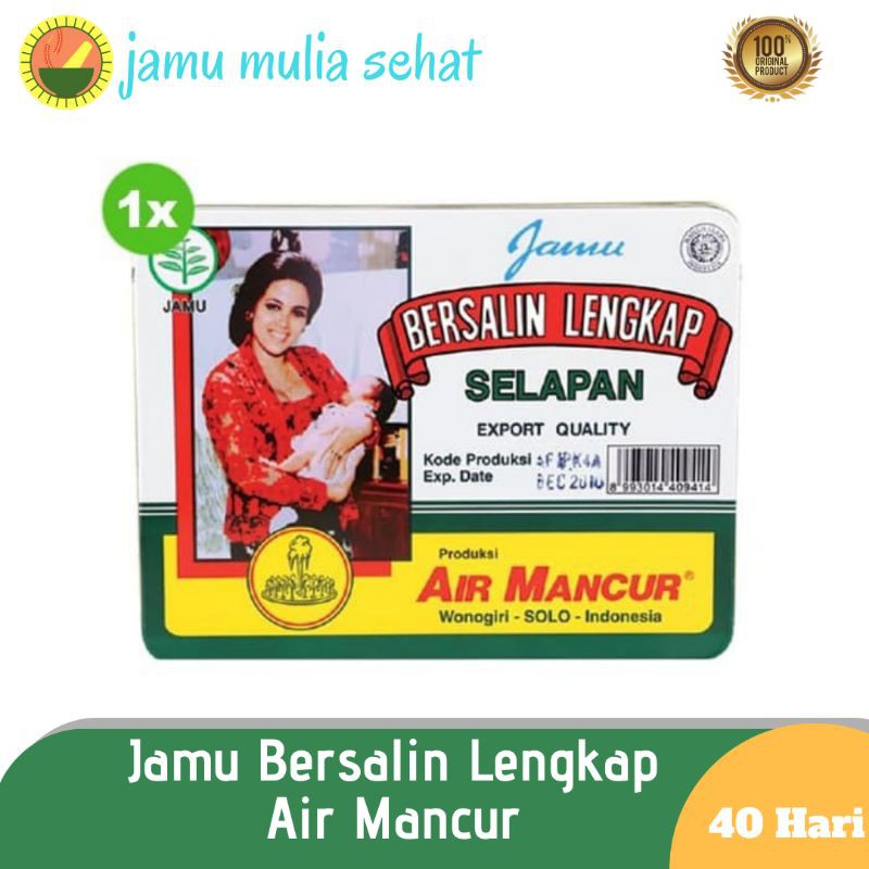 JAMU BERSALIN LENGKAP AIR MANCUR 40 HARI - JAMU MELAHIRKAN - JAMU LAHIRAN - ORIGINAL