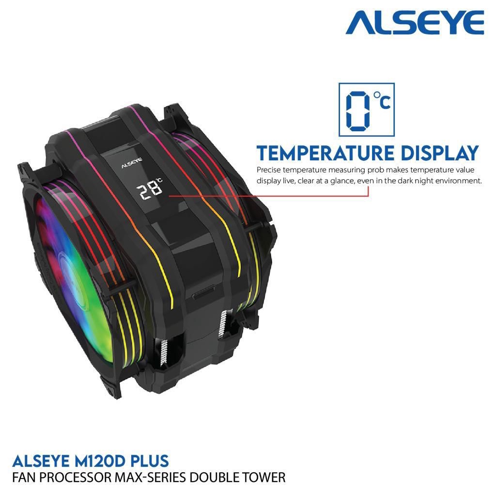 FAN PROCESSOR ALSEYE MAX-SERIES DOUBLE TOWER M120D Plus