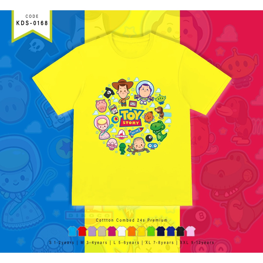 T-SHIRT / KAOS ANAK-ANAK TERMURAH BERGAMBAR TY OVAL - TERIMA CUSTOM KAOS KELUARGA